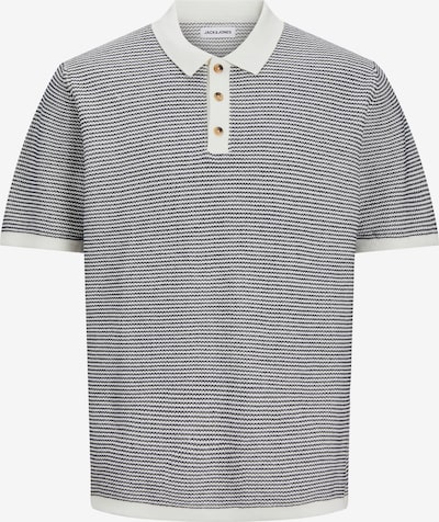 JACK & JONES Pull-over 'Lucas' en marine / bleu fumé / blanc, Vue avec produit