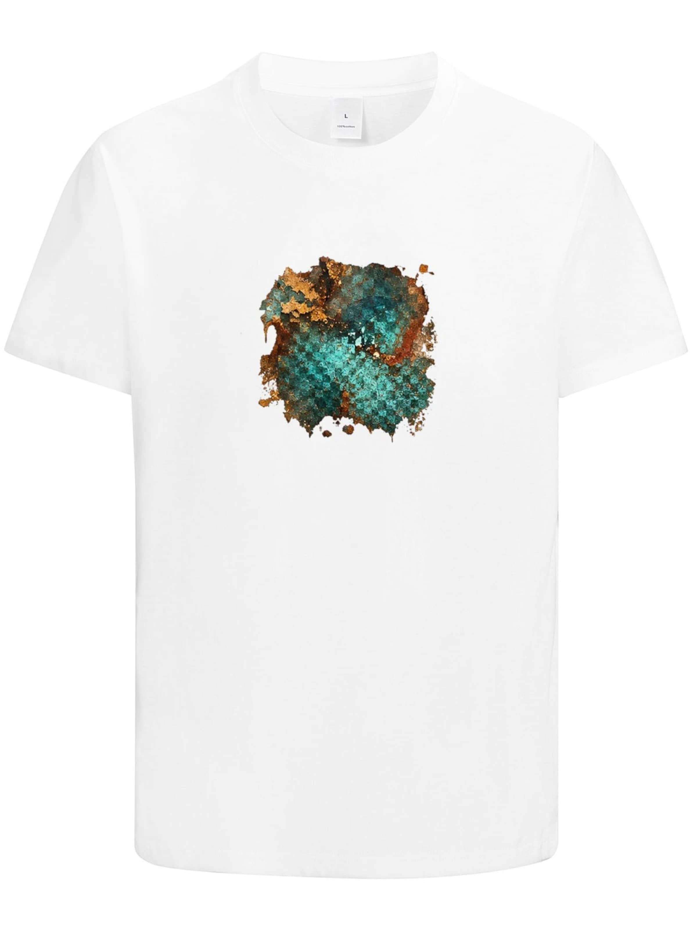 HUSKSWARE Shirt 'Grafik'‌ in Weiß: Vorderseite