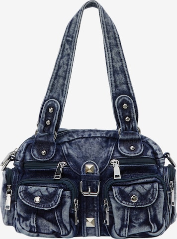 Borsa a spalla di myMo ROCKS in blu: frontale