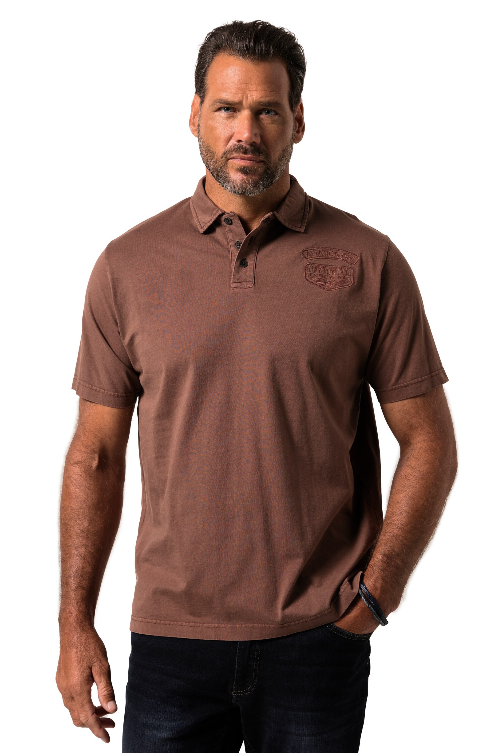 JP1880 Shirt in Brown: front