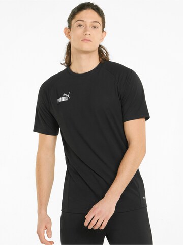 T-Shirt fonctionnel 'Final' PUMA en noir : devant