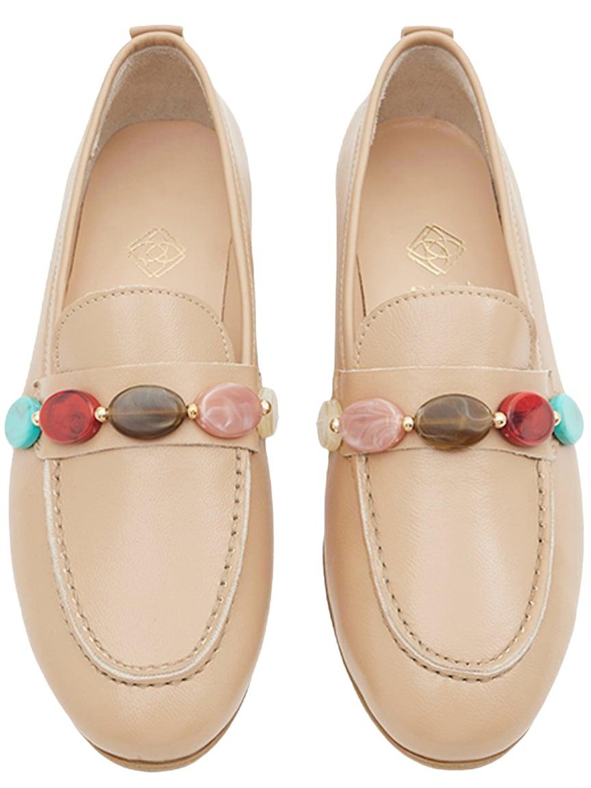 Desa Moccasin 'Loafer' in Beige