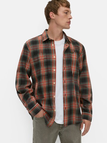 CAMEL ACTIVE Regular fit Button Up Shirt in Red