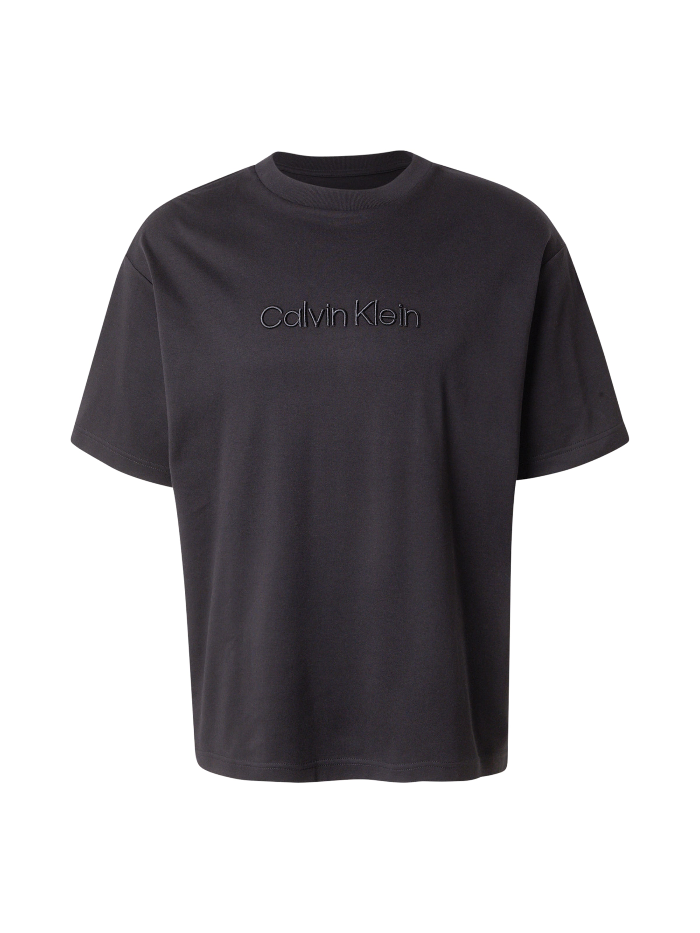 T-Shirt Calvin Klein en noir : devant