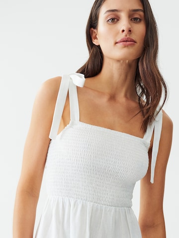 Robe 'STEFF' Calli en blanc