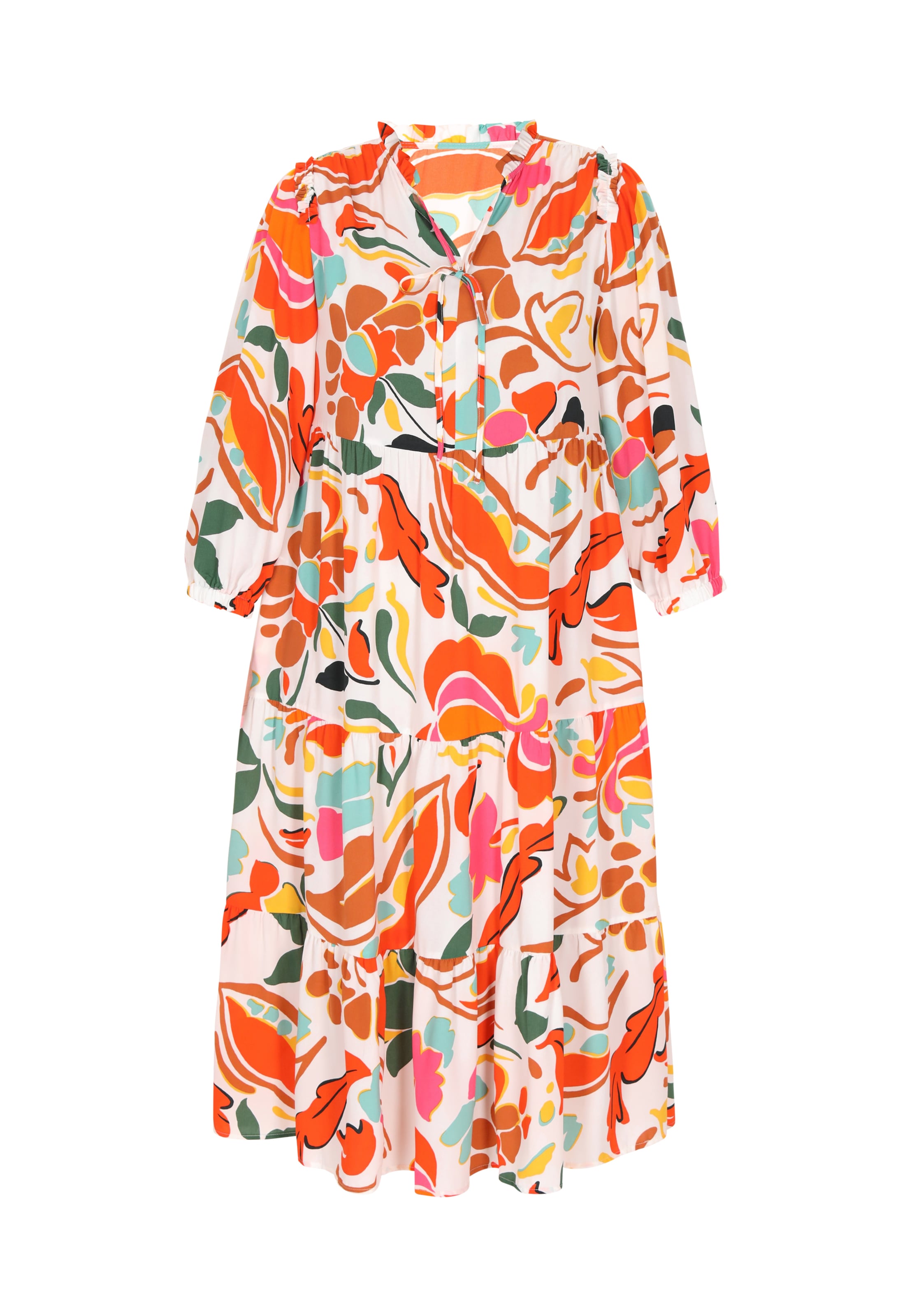 FELIPA Платье в Оранжевый: спереди