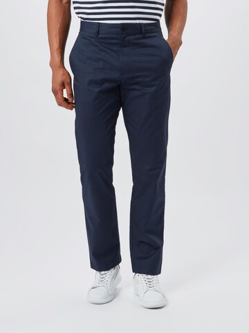 WOOD WOOD Slim fit Chino Pants 'Marcus' in Blue: front