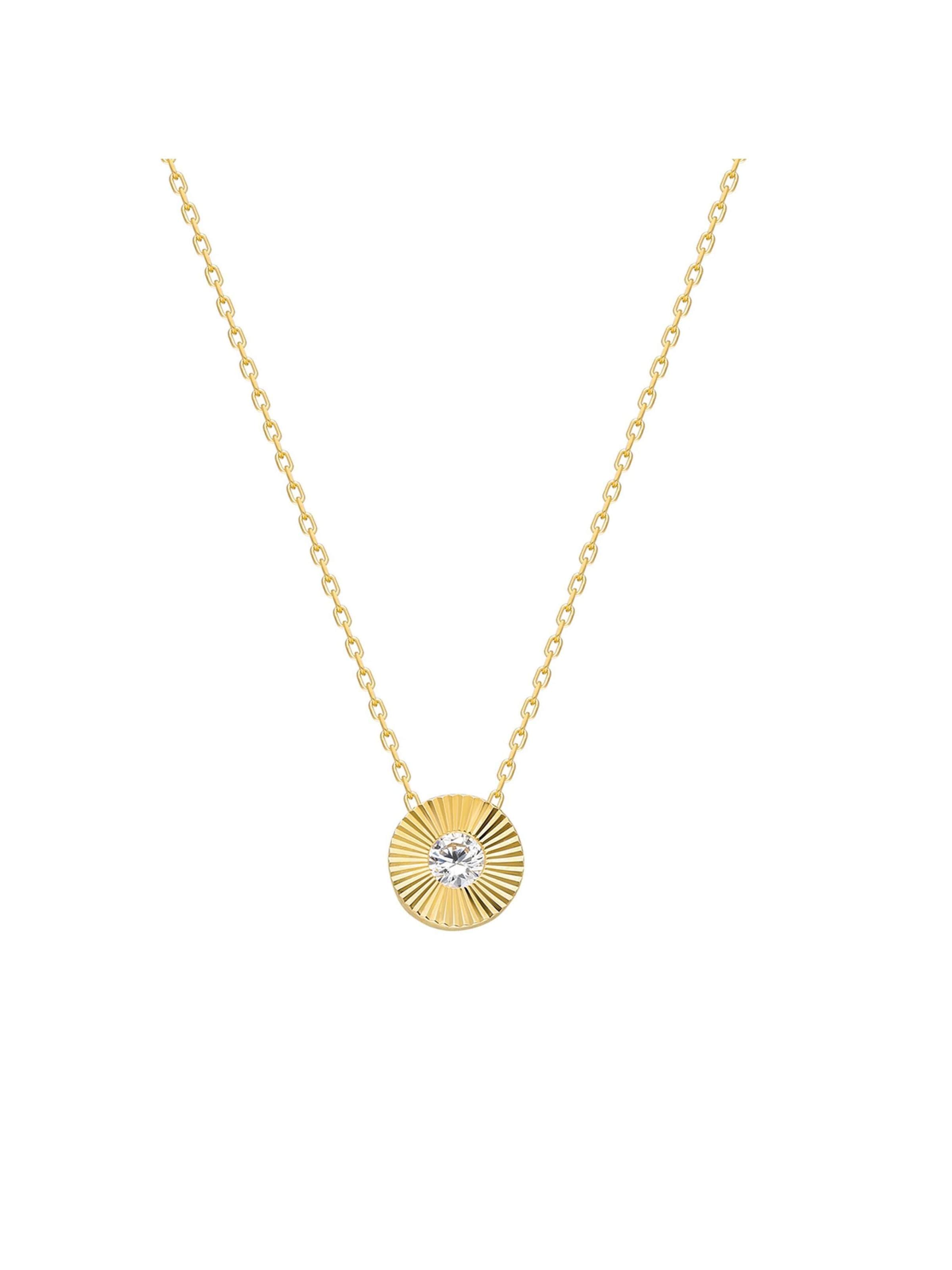 Dkeniz Necklace in Gold: front