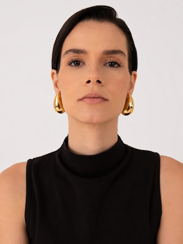 Boucles d'oreilles 'Titania Earrings Large' RteRme en or : devant