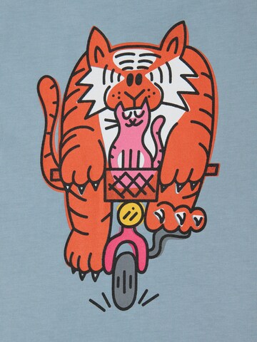 Maru + Bo Shirts 'PEDAL FASTER GRAPHIC' i blå
