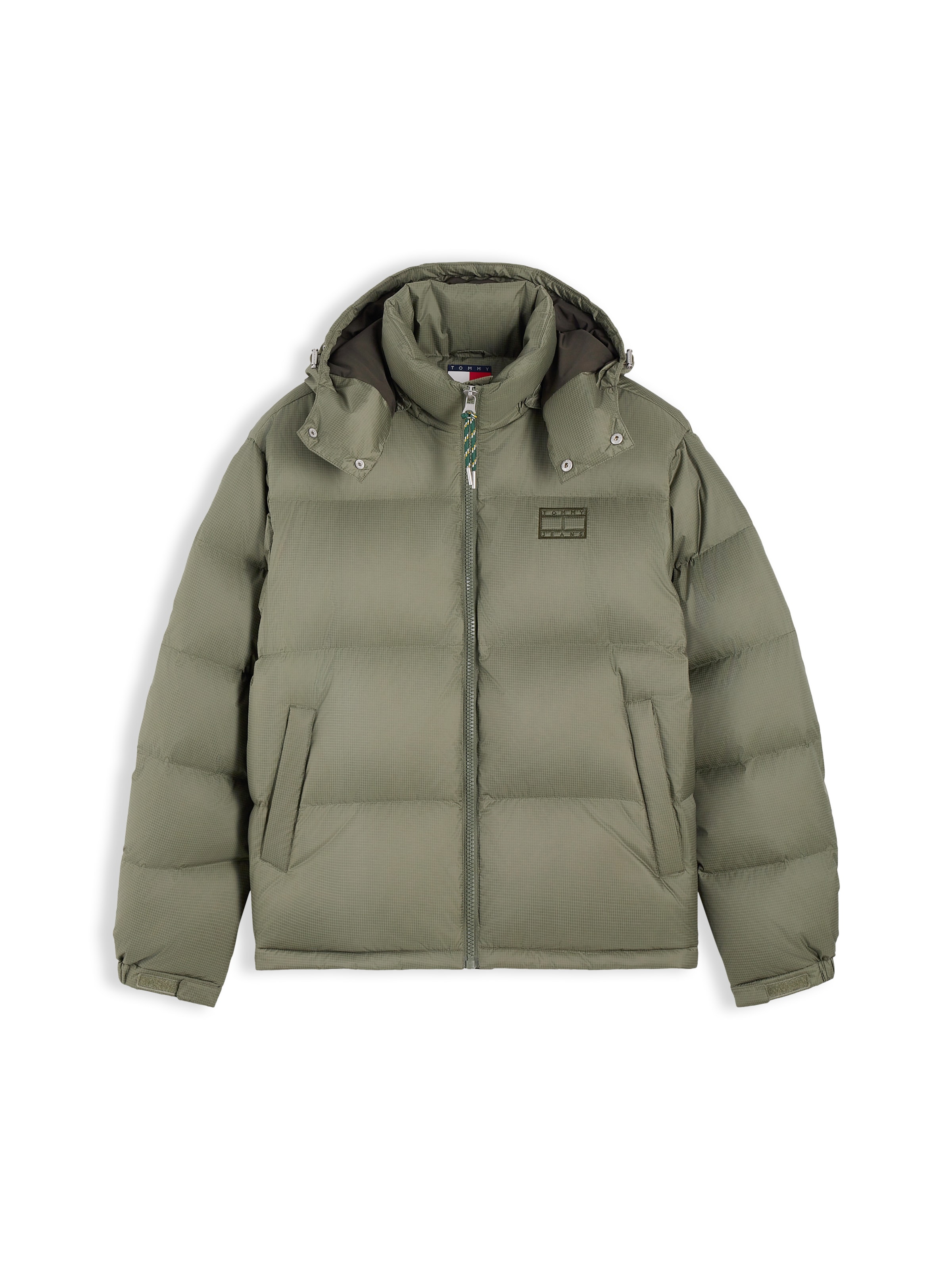 Tommy Jeans Vinterjakke 'ALASKA' i grøn: forside
