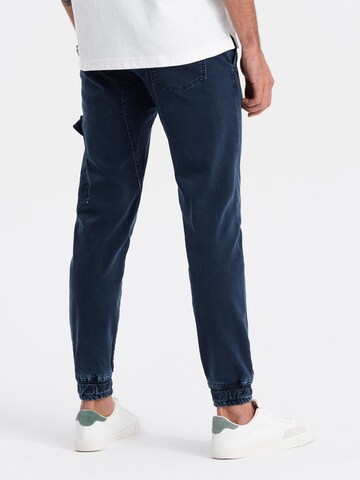 Ombre Tapered Cargojeans 'PADJ-0112' in Blauw