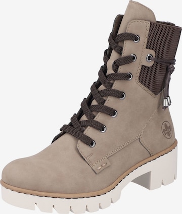 Rieker Lace-Up Ankle Boots 'X5720' in Brown: front