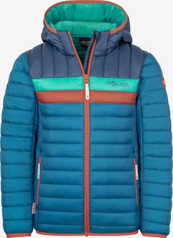 TROLLKIDS Outdoor jacket in Green: front