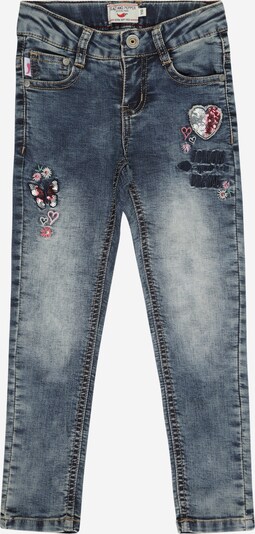 SALT AND PEPPER Jeans ' in blue denim / rosa / schwarz / silber, Produktansicht