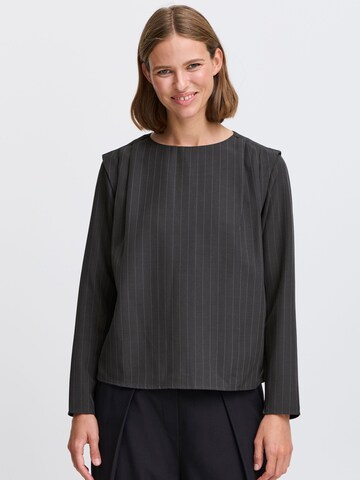 b.young - Blusa 'Idde' en gris: frente