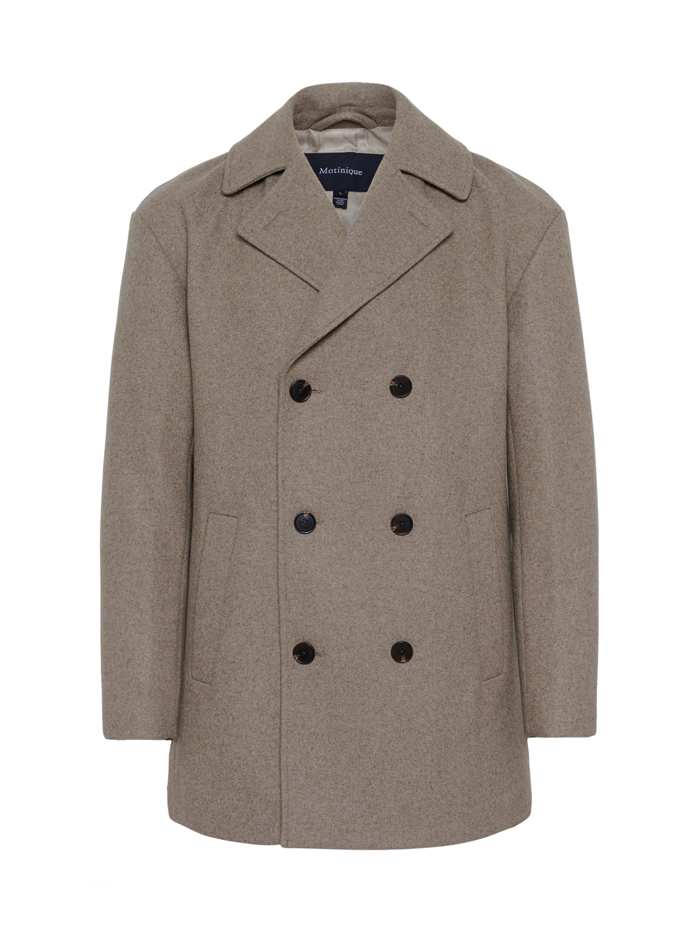 Palton de primăvară-toamnă 'Burnley' de la Matinique pe gri: față