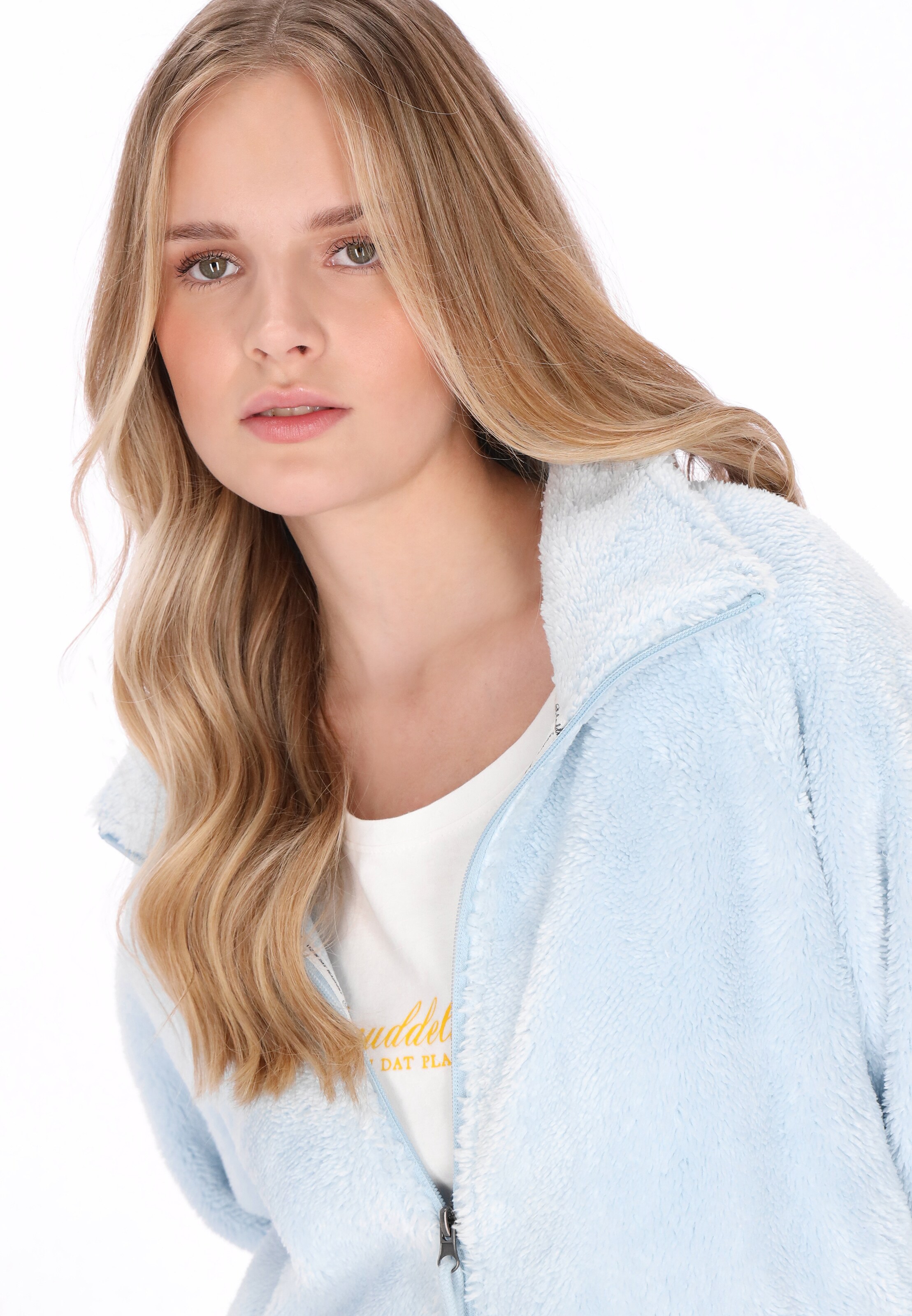 Schmuddelwedda Fleece Jacket in Blue