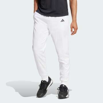 ADIDAS PERFORMANCE Tapered Sporthose 'Walk-On' in Weiß