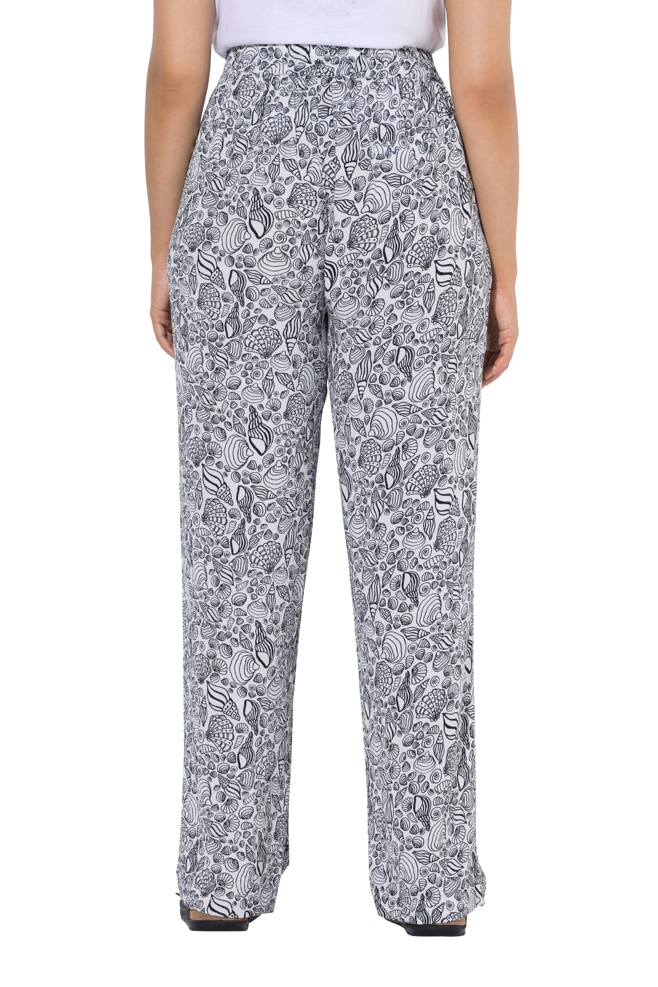 Ulla Popken Regular Hose in Schwarz