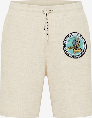 Carlo Colucci Regular Pants ' di Egidio ' in Beige: front