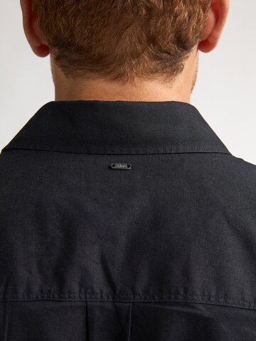 Petrol Industries Regular Fit Skjorte i sort