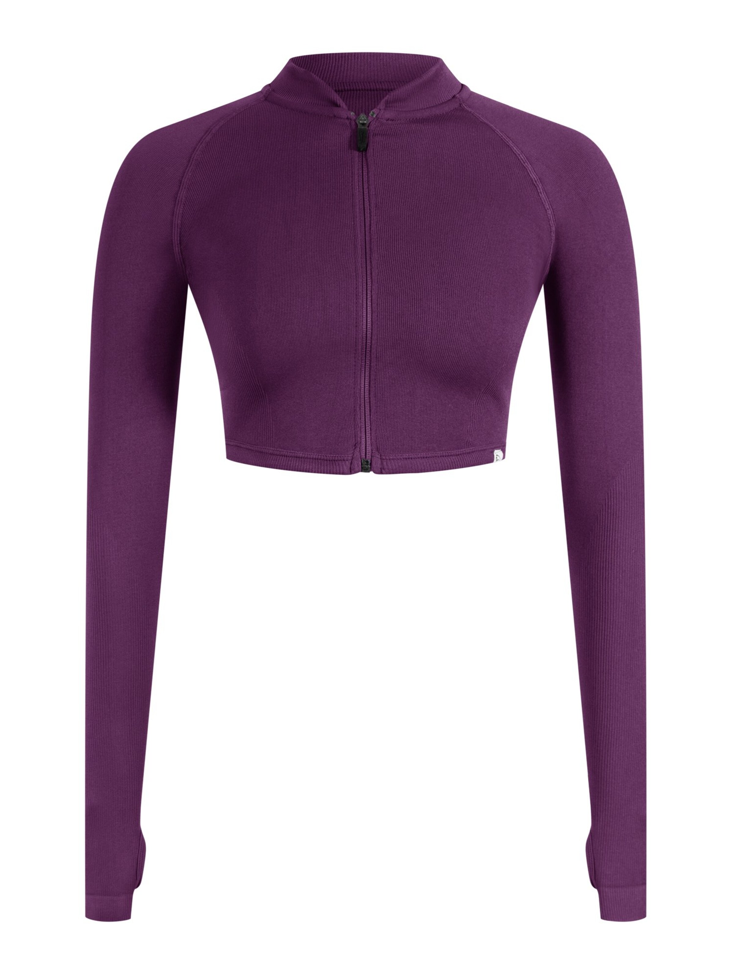 Smilodox Trainingsjack ' Harly ' in Lila: voorkant