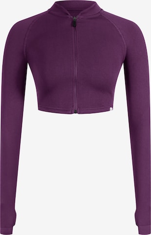 Smilodox Trainingsjack ' Harly ' in Lila: voorkant