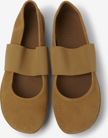 CAMPER Ballet Flats with Strap ' Right Nina ' in Brown