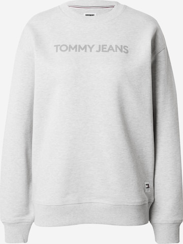 Tommy Jeans - Sweatshirt 'Classic' em cinzento: frente