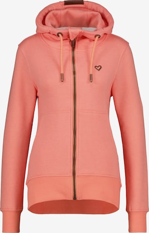 Alife and Kickin Sweatjacke 'Yasmin' in Orange: predná strana