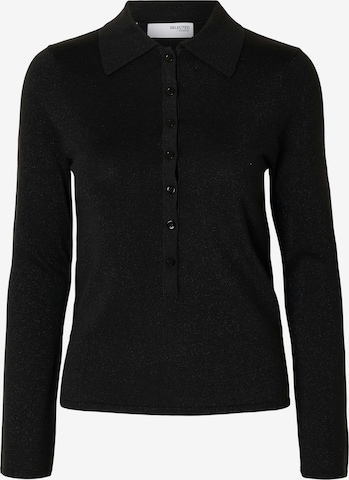 SELECTED Pullover 'SLFLURA' in Schwarz: Vorderseite