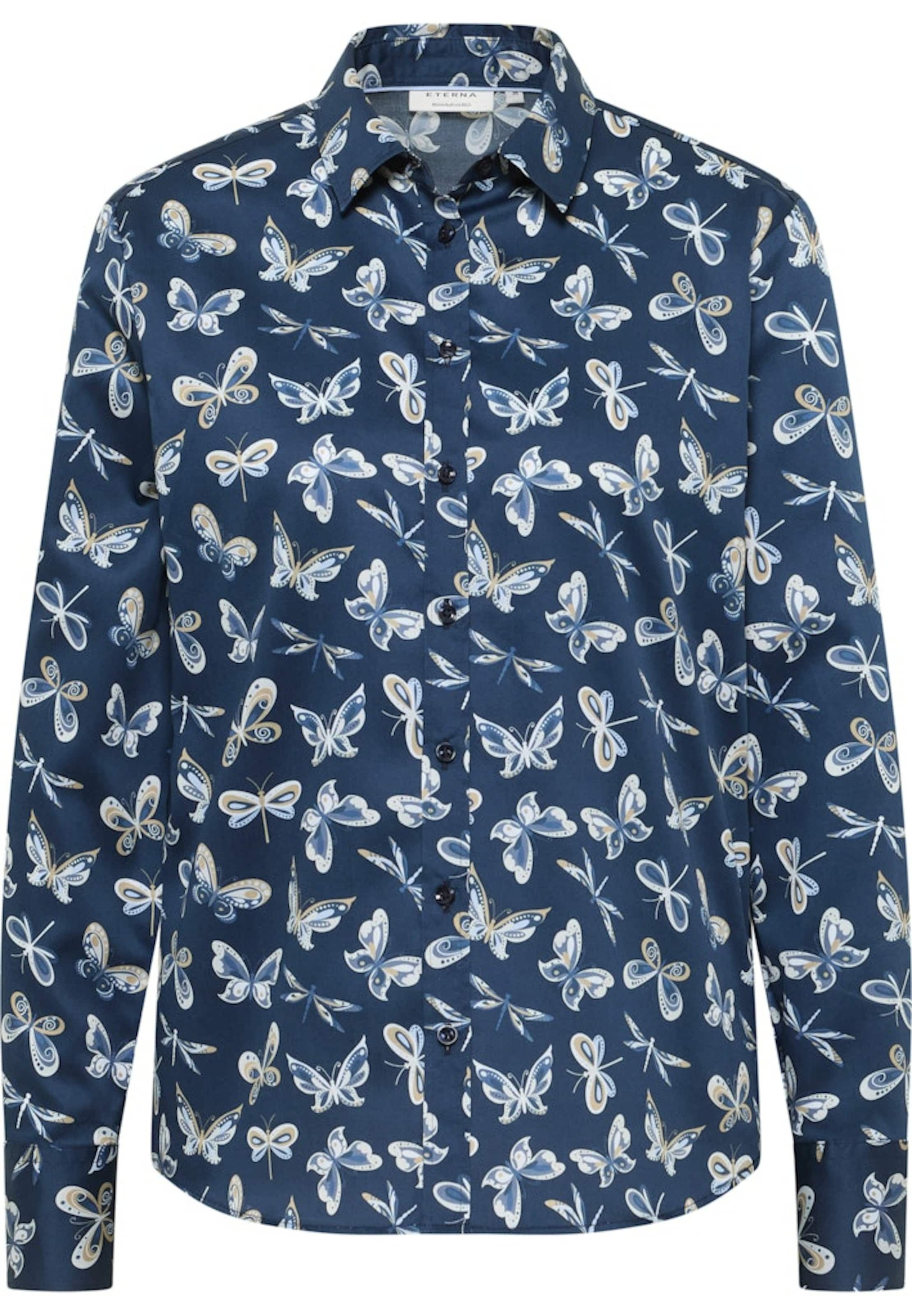 ETERNA Bluse in Blau: Vorderseite