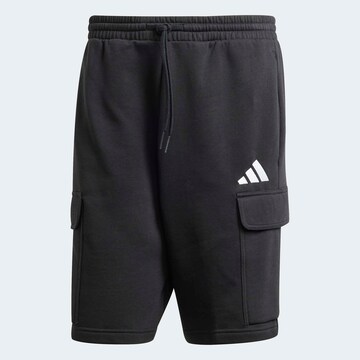 ADIDAS SPORTSWEAR Loose fit Workout Pants in Black