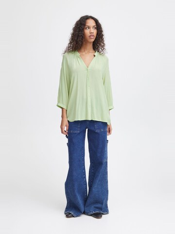 Camicia da donna ' MARRAKECH ' di ICHI in verde