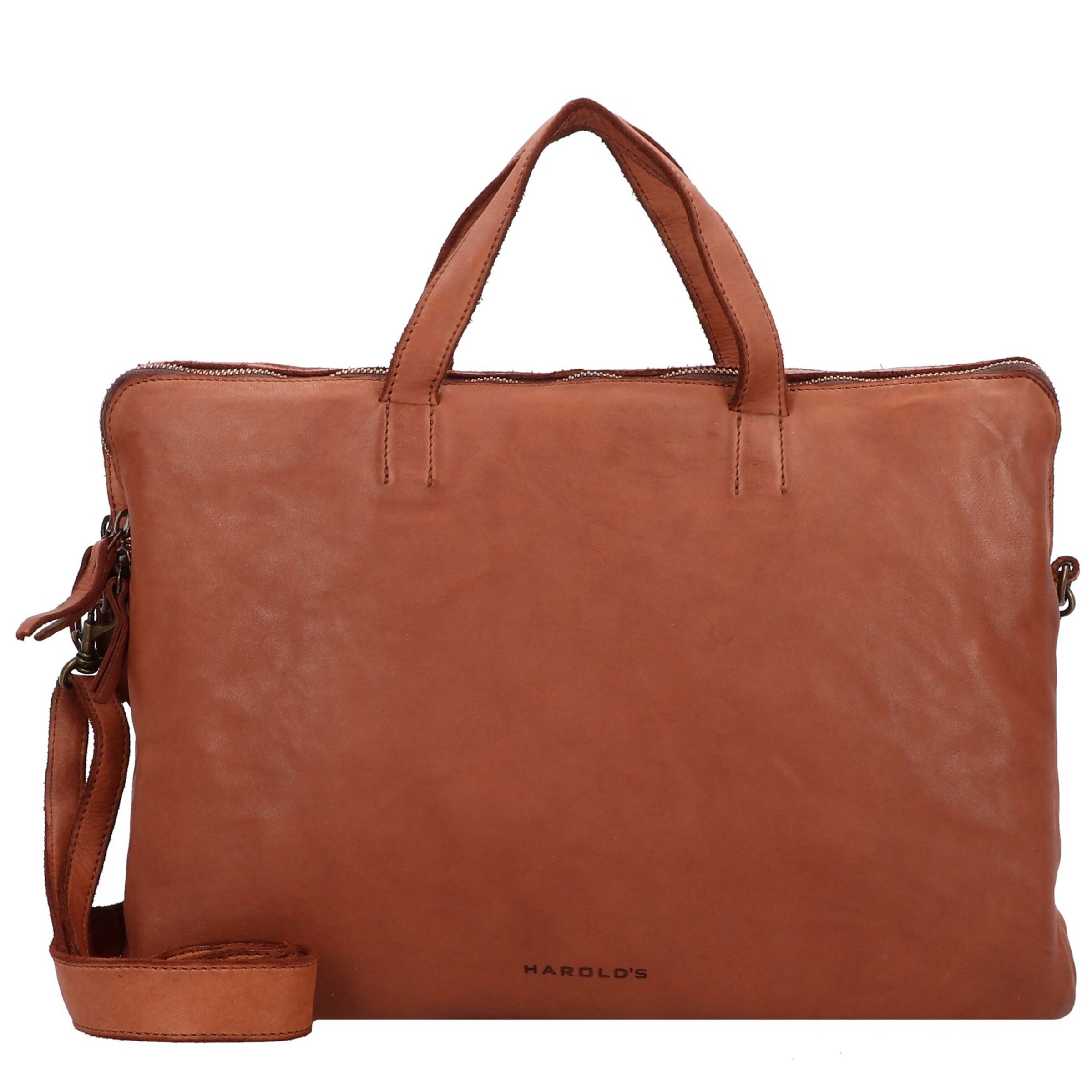Harold's Aktentasche 'Submarine' in Braun: Vorderseite