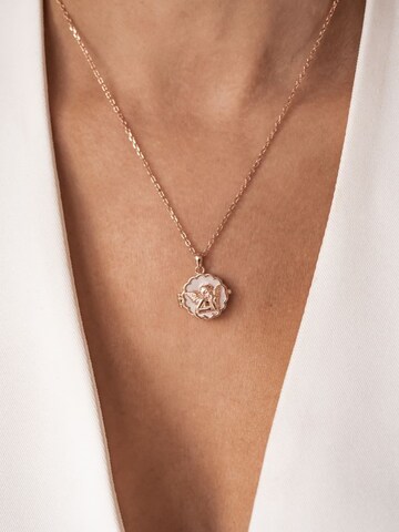 Collana 'Seraphina Locket' di Hey Happiness in oro: frontale
