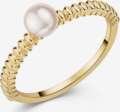 FIRETTI Ring in 52 in gold / perlweiß, Produktansicht