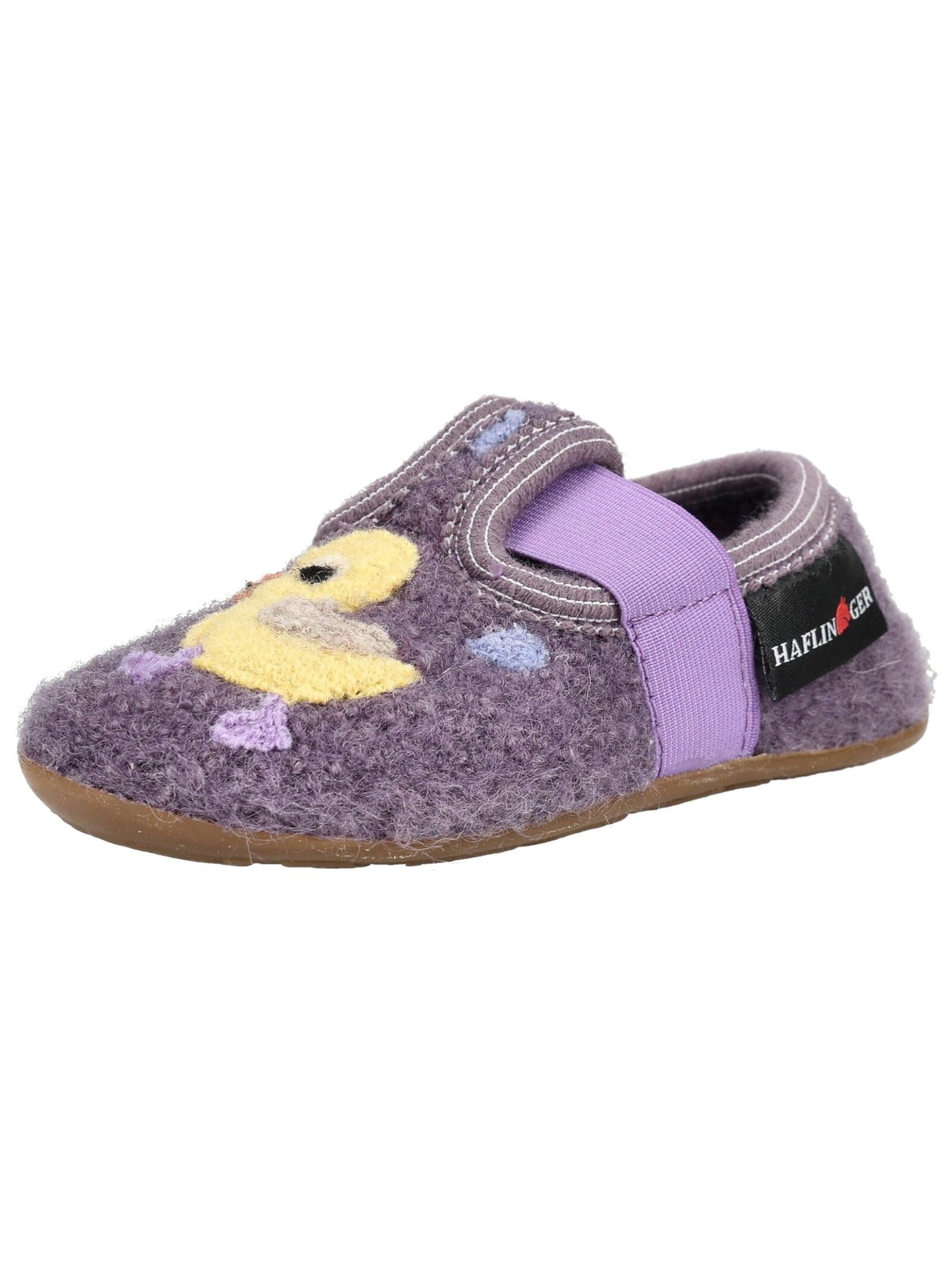HAFLINGER Huisschoenen in Lila: voorkant
