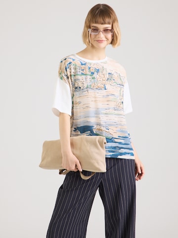 Weekend Max Mara T-shirt 'TERZO' i vit: framsida