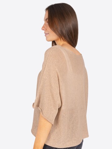 Seasons of April Trui 'Fleur' in Beige
