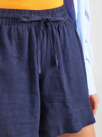 VERO MODA Loosefit Byxa 'VMLinn' i blå