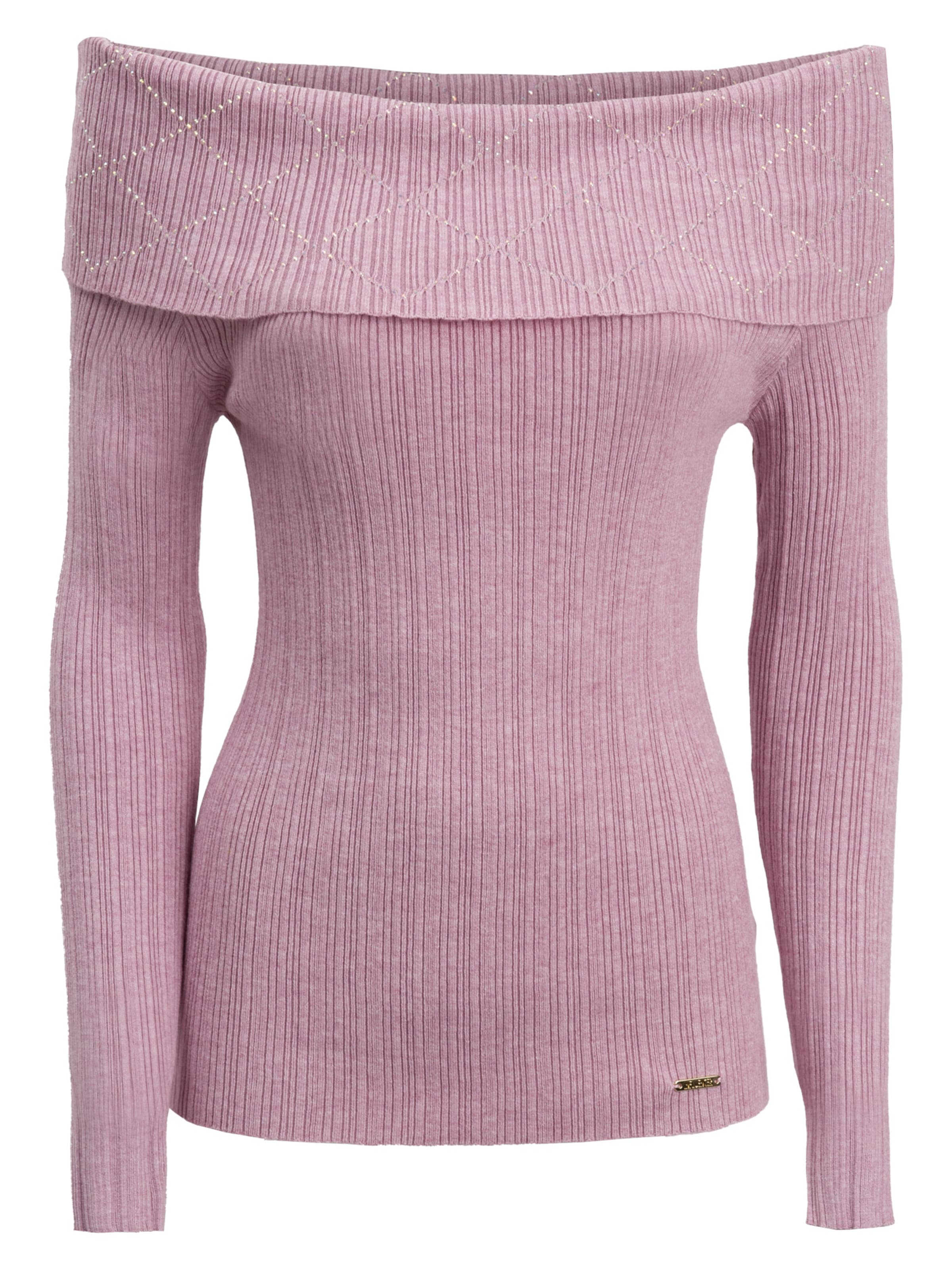 Influencer Pullover in Pink: Vorderseite