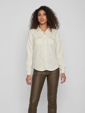 VILA Blouse 'Bista' in Beige: voorkant