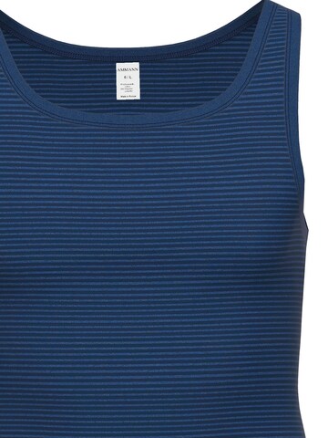Ammann Undershirt 'Day Classic / Jeans Feinripp' in Blue