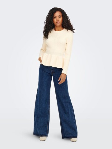ONLY Wide leg Jeans 'Chris' in Blauw