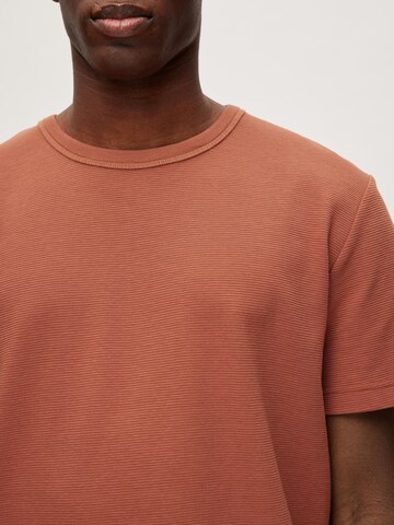 SELECTED HOMME T-Shirt 'CAMP' in Rot