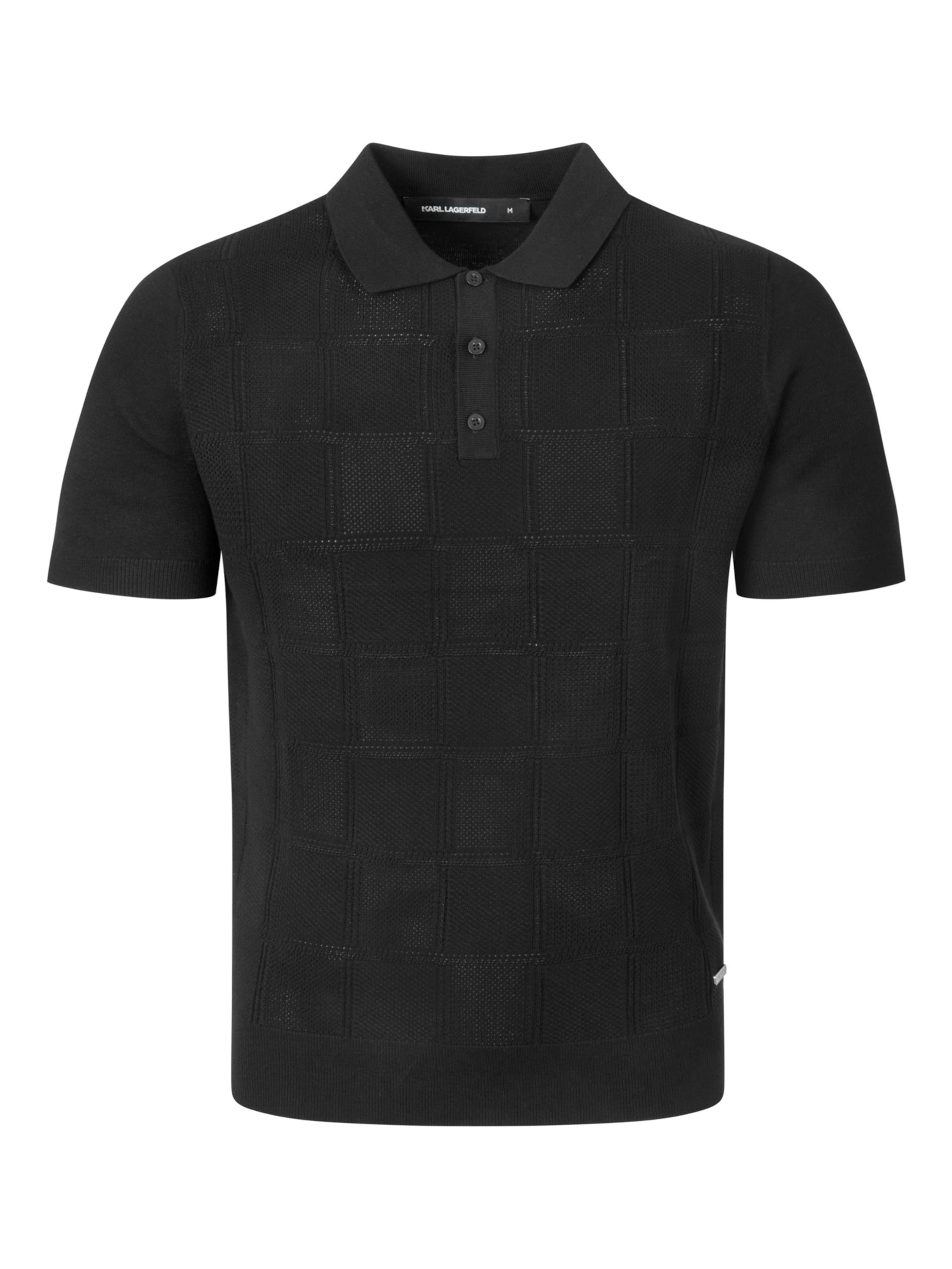 Karl Lagerfeld - Camiseta en negro: frente