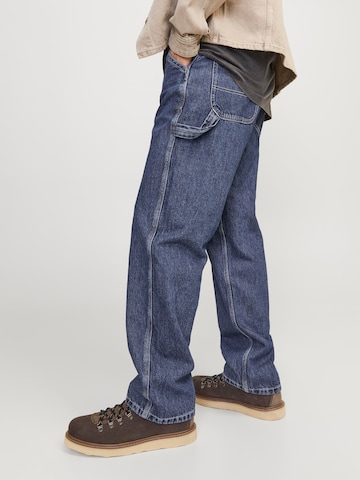 JACK & JONES Loosefit Jeans 'Eddie Carpenter' i blå