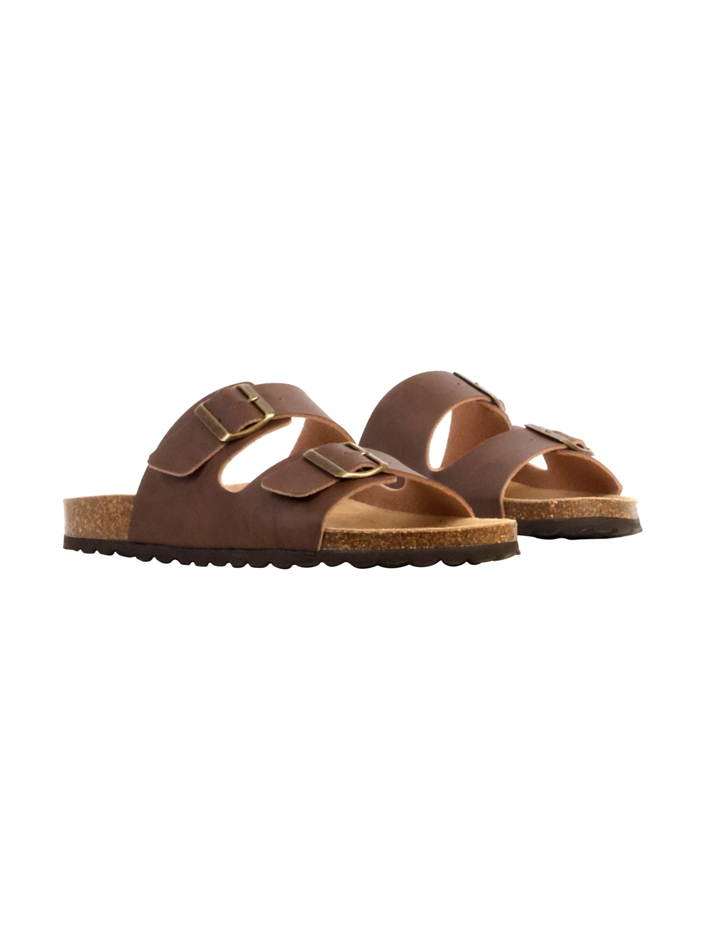 Mule 'Noga Mistral Edge Leder-Pantoletten' The Divine Factory en marron